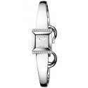 Gucci G-Frame Bangle Diamond Steel Womens Watch YA128504
