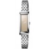 Gucci G-Frame Rectangular Brown Steel Bracelet Watch YA127501