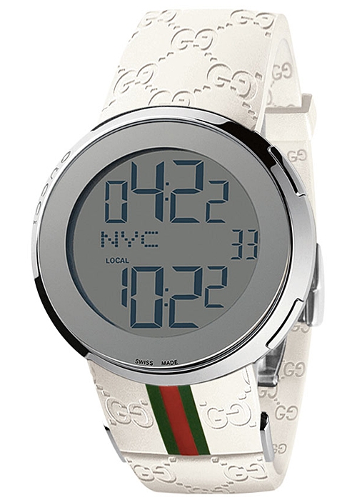 gucci rubber watch