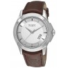 Gucci G-Timeless Automatic Brown Leather Mens Watch YA126216
