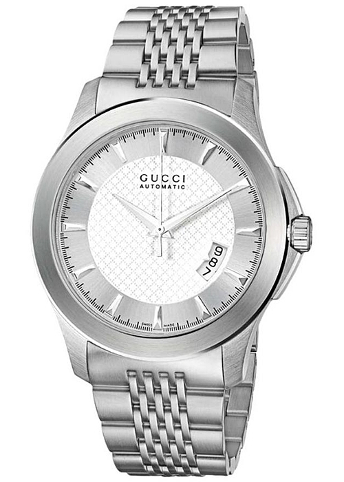 Het apparaat Amazon Jungle baard Gucci G-Timeless Automatic Steel Silver Mens Watch YA126209