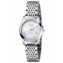 Gucci G-Timeless Diamond Bezel Steel Bracelet Watch YA126510