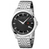 Gucci G-Timeless Slim Steel Bracelet Black Mens Watch YA126309