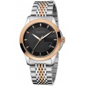 Gucci G-Timeless 2 Tone Steel Gold Black Mens Watch YA126410