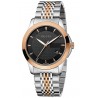 Gucci G-Timeless Steel Bracelet Black Dial Mens Watch YA126410