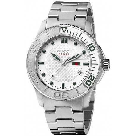 Gucci G-Timeless Sport Steel Bracelet Quartz Watch YA126232