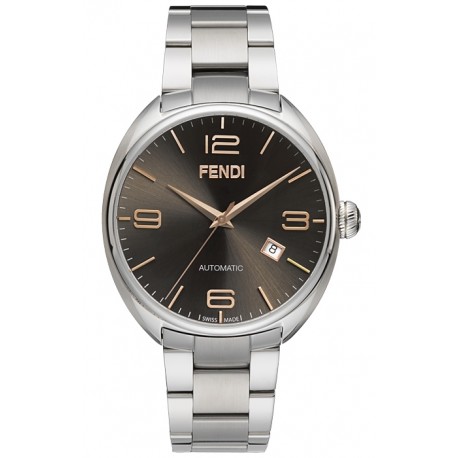 F201016200 Fendi Fendimatic Automatic Brown Dial Steel Watch