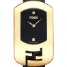 F300431011D1 Fendi Chameleon Black Dial Womens Yellow Gold Watch 29mm