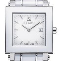 Fendi White Ceramic Square Womens 32 mm Watch F622140