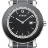 F641110D Fendi Black Ceramic Round Womens Diamond Watch 38mm