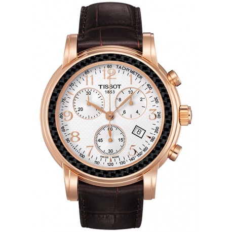Tissot Chronograph 18K Rose Gold Mens Watch T906.417.76.031.00