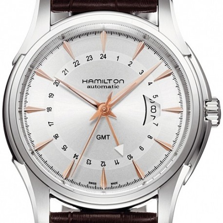 Hamilton Jazzmaster Traveler GMT Auto Mens Watch H32585557