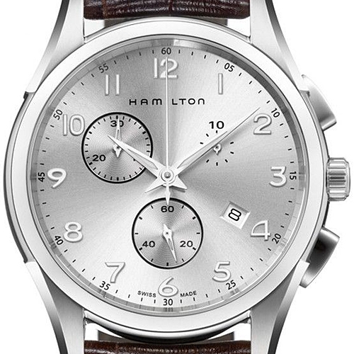 Hamilton Jazzmaster Thinline Chrono Quartz Mens Watch H38612553