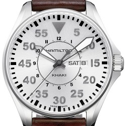 Hamilton Khaki Aviation Pilot Quartz Mens Watch H64611555