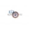 18K White Gold 0.64 ct Diamond Womens Engagement Ring