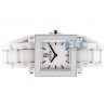 F622240 Fendi White Ceramic Square Womens Bracelet Watch 25mm