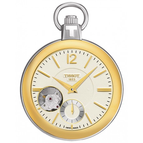 Tissot Mechanical Skeleton Pocket Watch T853.405.29.267.00