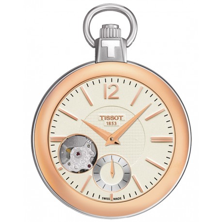 Tissot Mechanical Skeleton Pocket Watch T853.405.29.267.01