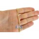 Italian 10K Yellow Gold Solid Rope Mens Chain 2.5 mm