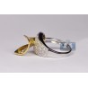 14K Two Tone Gold 1.27 ct Diamond Womens Knot Ring