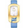 F300434532D1 Fendi Chameleon Blue Strap Womens Yellow Gold Watch 29mm