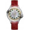 F101034573D1 Fendi Crazy Carats Red Leather Diamond Dial Watch 38mm