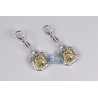 Womens Fancy Yellow Diamond Drop Earrings 18K Gold 4.67 Carat