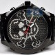 Jacob & Co Five Time Zone Diamond Skull 47 mm Watch JC-SKULL11BC