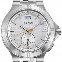 Fendi High Speed Dual Time Silver Dial Mens Watch F477160