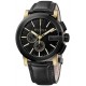 Gucci G-Chrono Black Leather Mens Watch YA101203