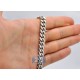 14K White Gold Miami Cuban Link Mens Chain 9 mm 32 Inches
