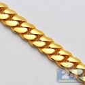 14K Yellow Gold Miami Cuban Link Mens Chain 6 mm 22 Inches
