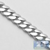 Solid 14K White Gold Miami Cuban Link Mens Chain 5.5mm 32"