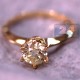14K Yellow Gold 1.00 ct Diamond Solitaire Engagement Ring