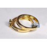 14K Yellow Gold 0.73 ct Diamond Womens Bridal Two-Ring Set