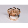 18K Rose Gold 0.83 ct Diamond Pearl Womens Flower Ring
