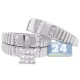 14K White Gold 0.80 ct Diamond Engagement 3-Piece Set