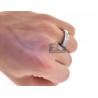 14K White Gold 1.13 ct Princess Diamond Bridal Three Rings Set
