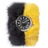F106031015B0P02 Fendi Crazy Carats Special Gray Yellow Fur Watch