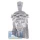 10K White Gold 0.60 ct Diamond Jesus Christ Head Mens Pendant