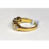 14K Yellow Gold 1.61 ct Five Diamond Womens Anniversary Ring