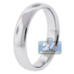950 Platinum Comfort Fit 5 mm Mens Wedding Ring