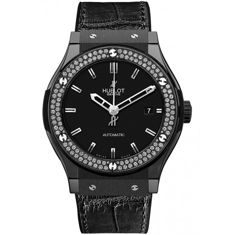 Hublot Classic Fusion Black Magic Diamond Watch 511.CM.1170.LR.1104