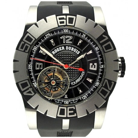Roger Dubuis Easy Diver Tourbidiver Mens Steel Watch DBSE0181