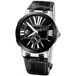 Ulysse Nardin Executive Dual Time Black Dial Watch 243-00/42