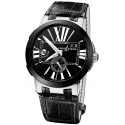 Ulysse Nardin Executive Dual Time Black Dial Watch 243-00/42