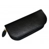Double Watch Travel Folder Case Orbita Verona W93001 in Black Leather