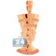 10K Rose Gold 0.41 ct Diamond Pharaoh Head Pendant