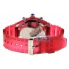 Womens Diamond Red Watch Aqua Master Sport Plastic 1.00 ct