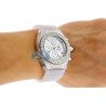 Mens Diamond White Watch Aqua Master Sport Plastic 1.00 ct